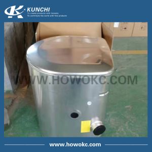 Sinotruk HOWO WG9725550006 Kütusepaagi komplekt alumiiniumist HOWO D-kujuline 400L